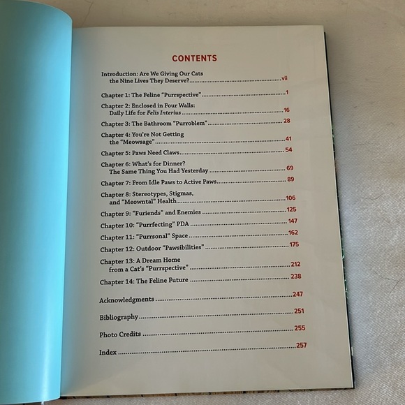 Indoor Cat Book Laura J. Moss Enrich Cat Life Guide Pet Care Hardcover - Picture 4 of 11